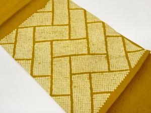 絞り檜垣模様名古屋帯